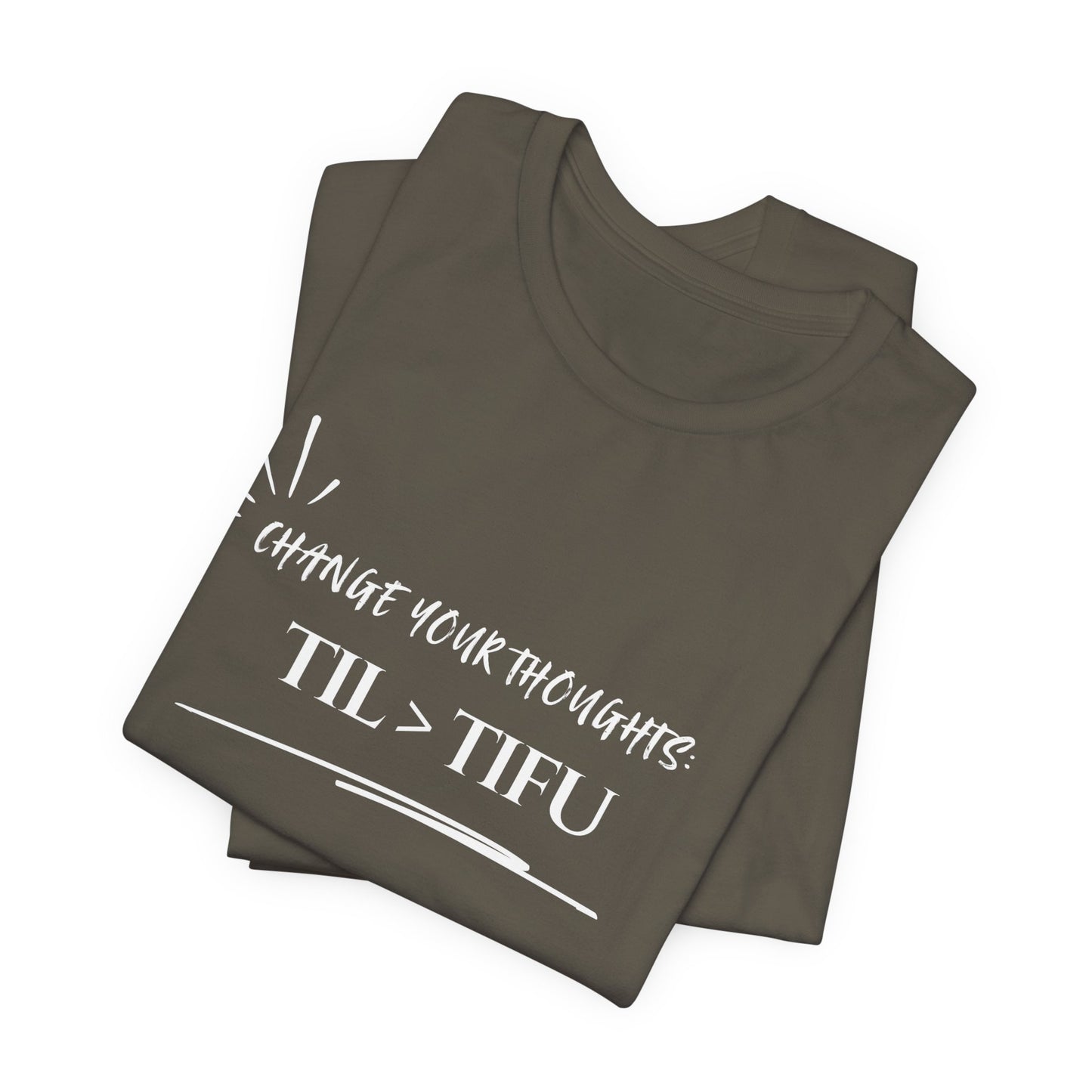 Unisex Self Love Positive Self Talk and Thoughts Mental Health Awareness and Positivity T-Shirt TIL>TIFU