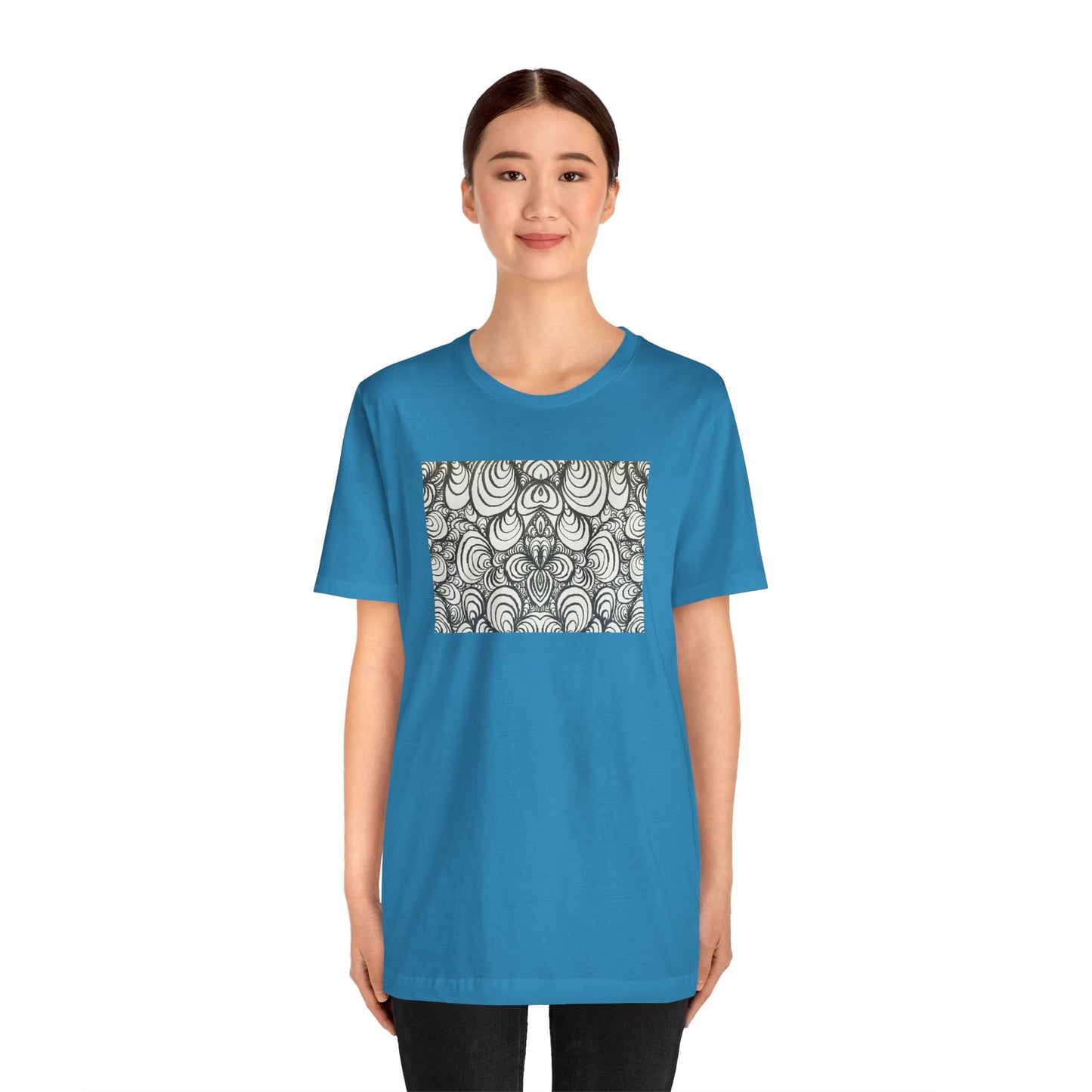 Unisex Original Line Art T-Shirt - Puzzle Panels 1