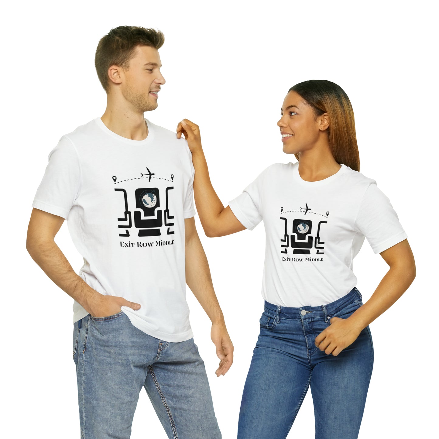 Unisex Jersey Short Sleeve Exit Row Middle T-Shirt