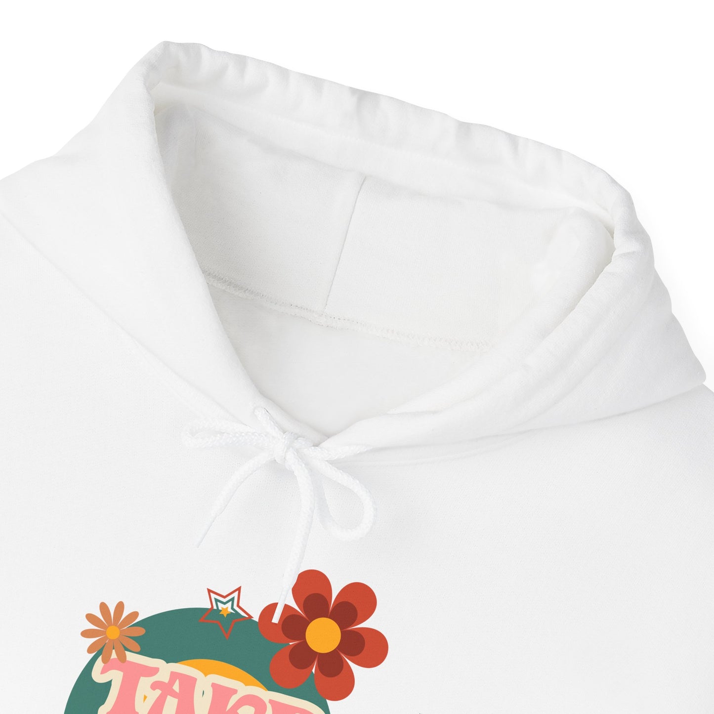 Unisex Heavy Blend™ Retro Vibes Take It Easy Hooded Sweatshirt