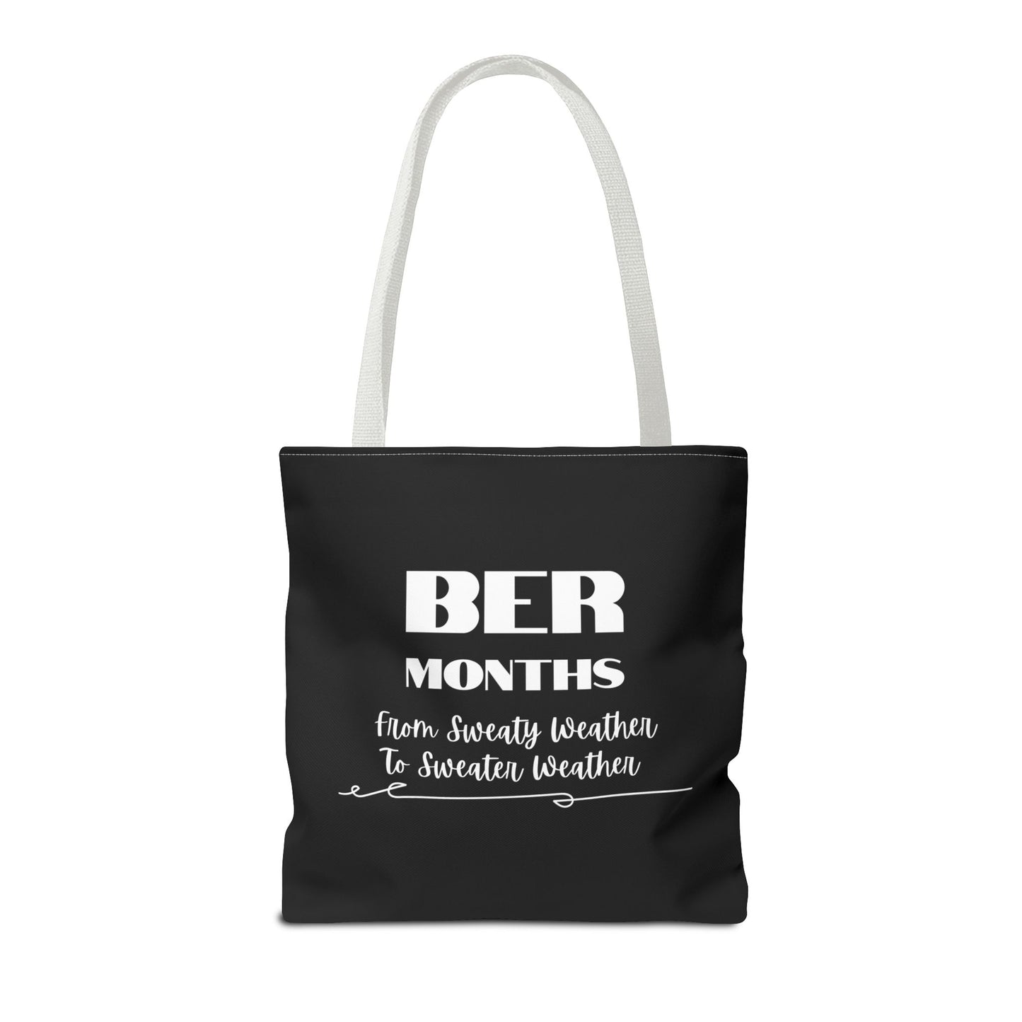 Unisex BER Months Tote Bag Autumn September October November December Tote Bag Favorite Months Tote Bag