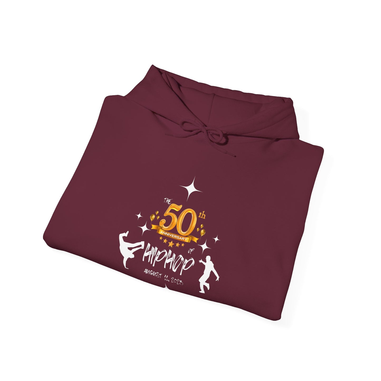 Unisex Heavy Blend™ 50th Anniversary of HipHop August 11, 2023 Commemorate 50 Years Hooded Sweatshirt
