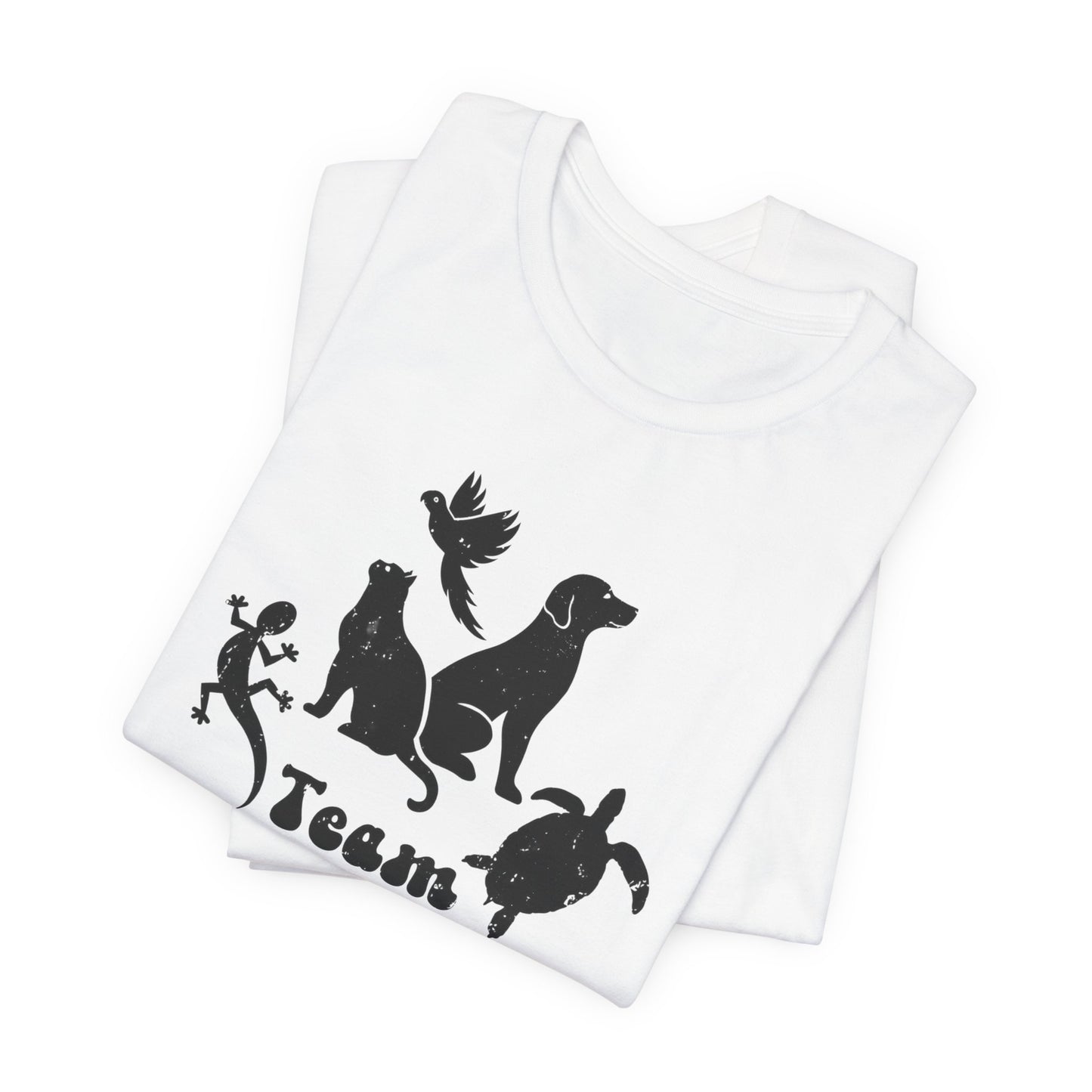 Unisex Animal Lover Lizard Cat Bird Dog Turtle Team Awesome T-Shirt