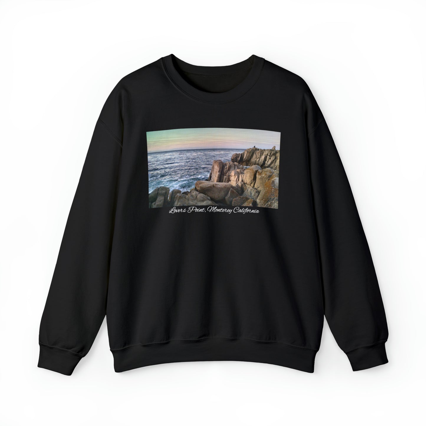 Unisex Landscape Sweatshirt Lovers Point, San Francisco Bay Area, Monterey, Monterey California, California