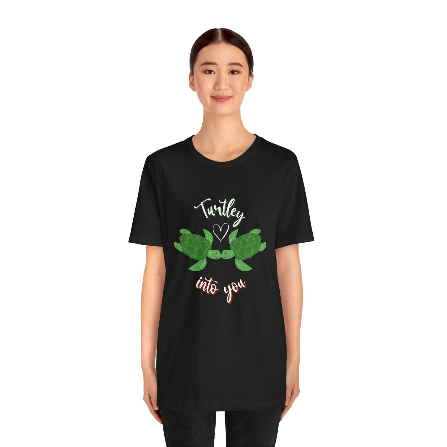Unisex Cute Turtle Lover Turtley Into You T-Shirt