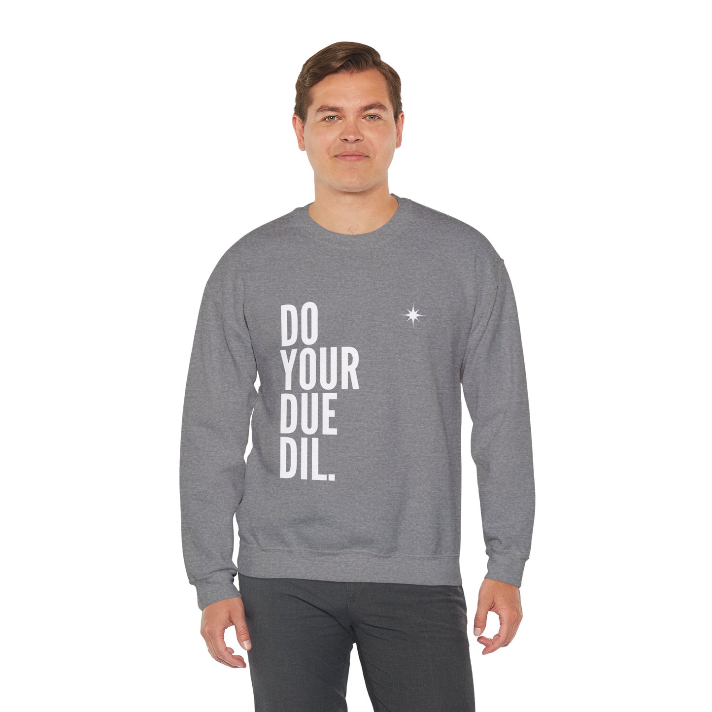 Unisex Heavy Blend Crewneck Due Your Due Diligence Sweatshirt