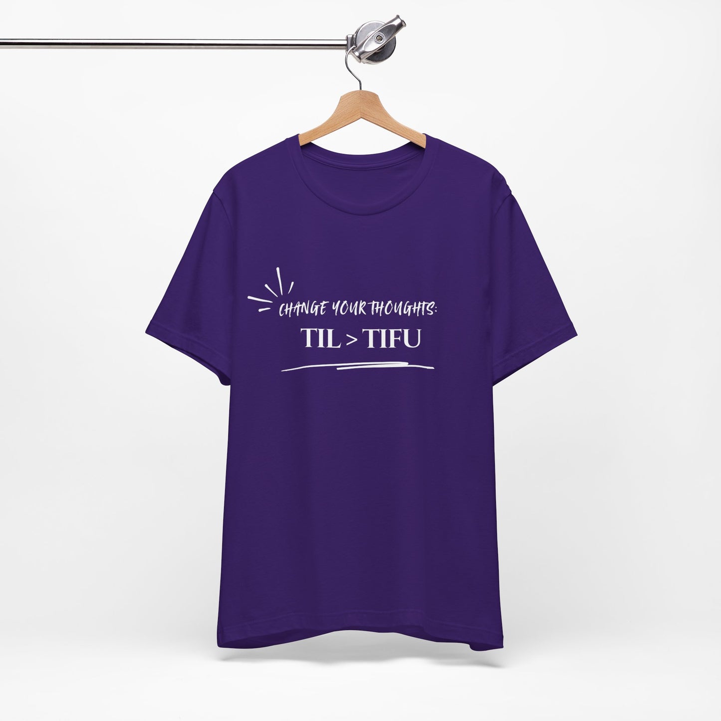 Unisex Self Love Positive Self Talk and Thoughts Mental Health Awareness and Positivity T-Shirt TIL>TIFU