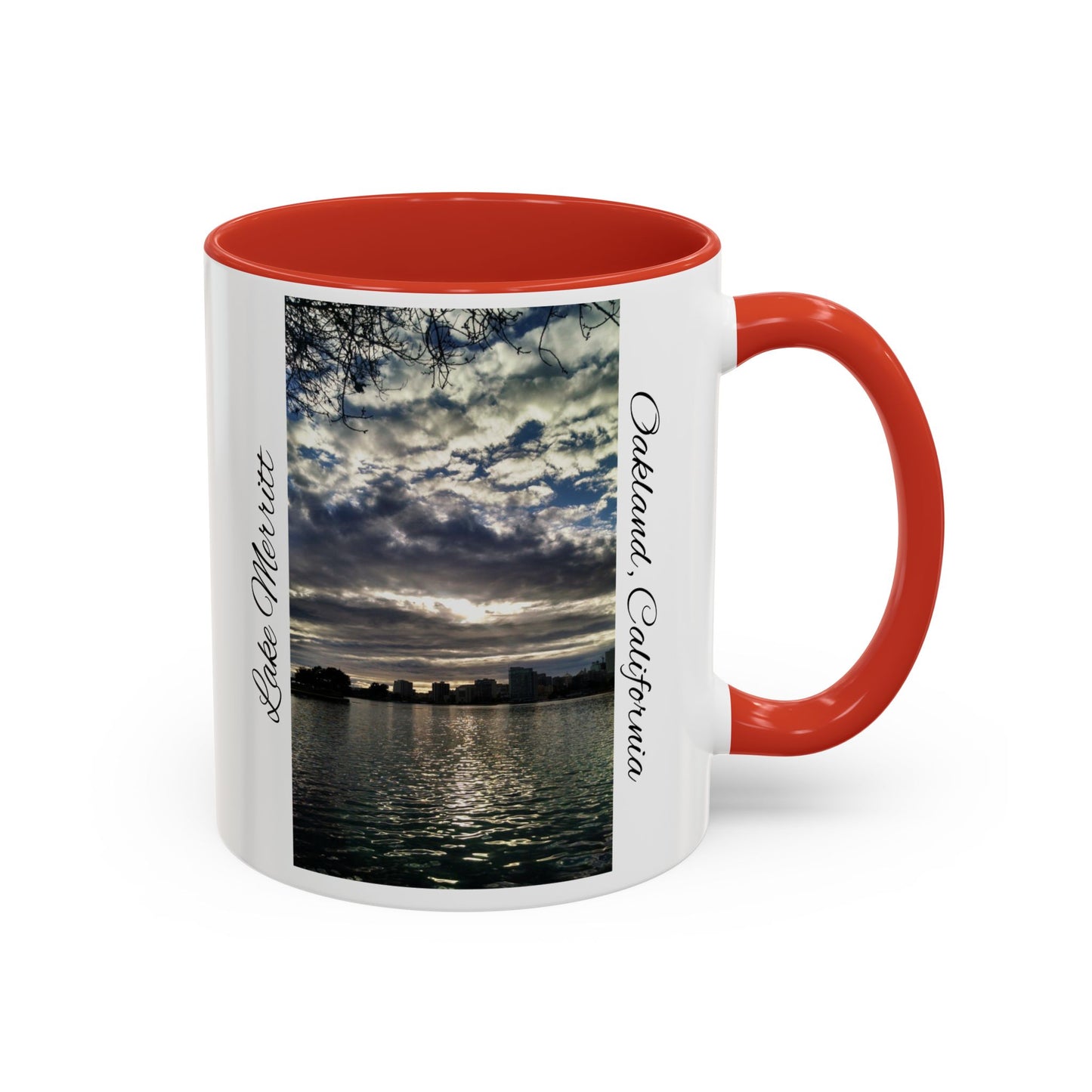 11oz/15oz Two Tone Lake Merritt, Oakland California San Francisco Bay Area Keepsake Coffee Mug