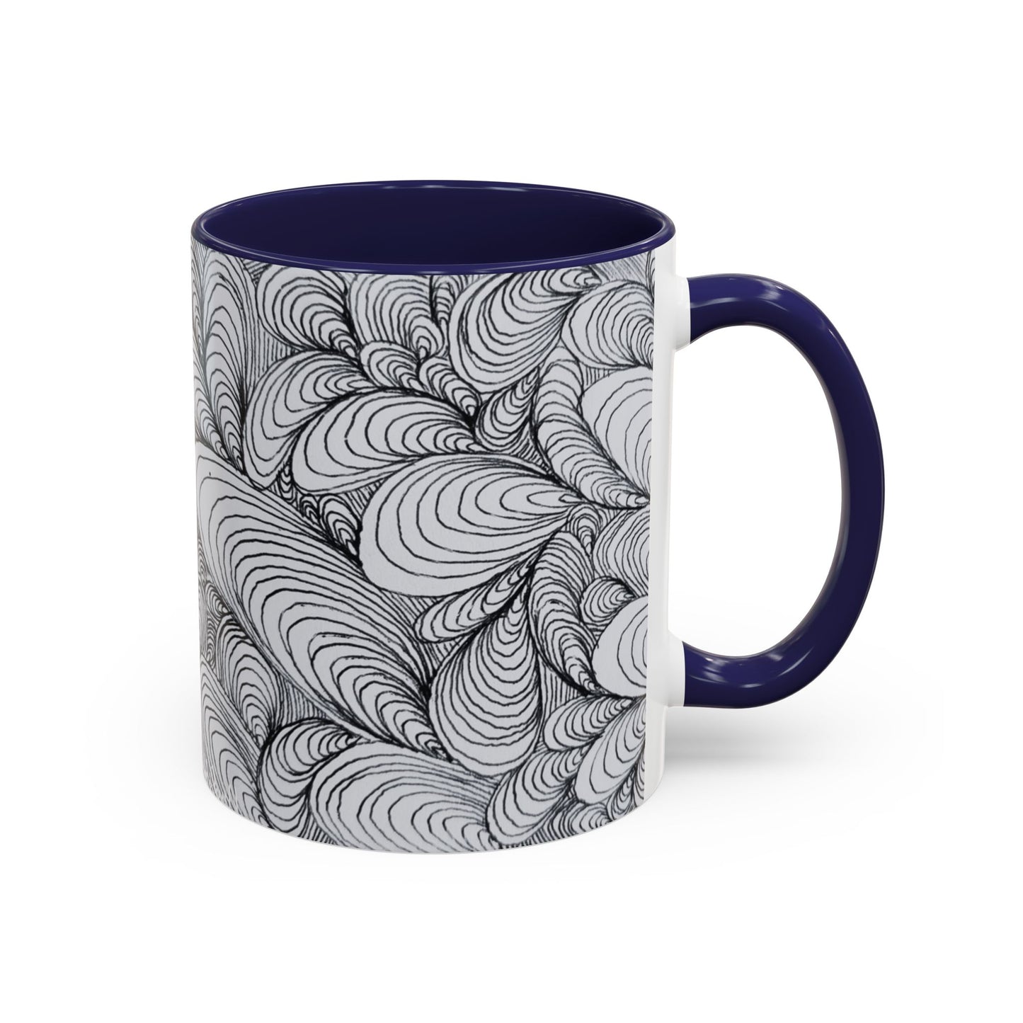 11oz/15oz Original Rough Line Art Coffee Mug