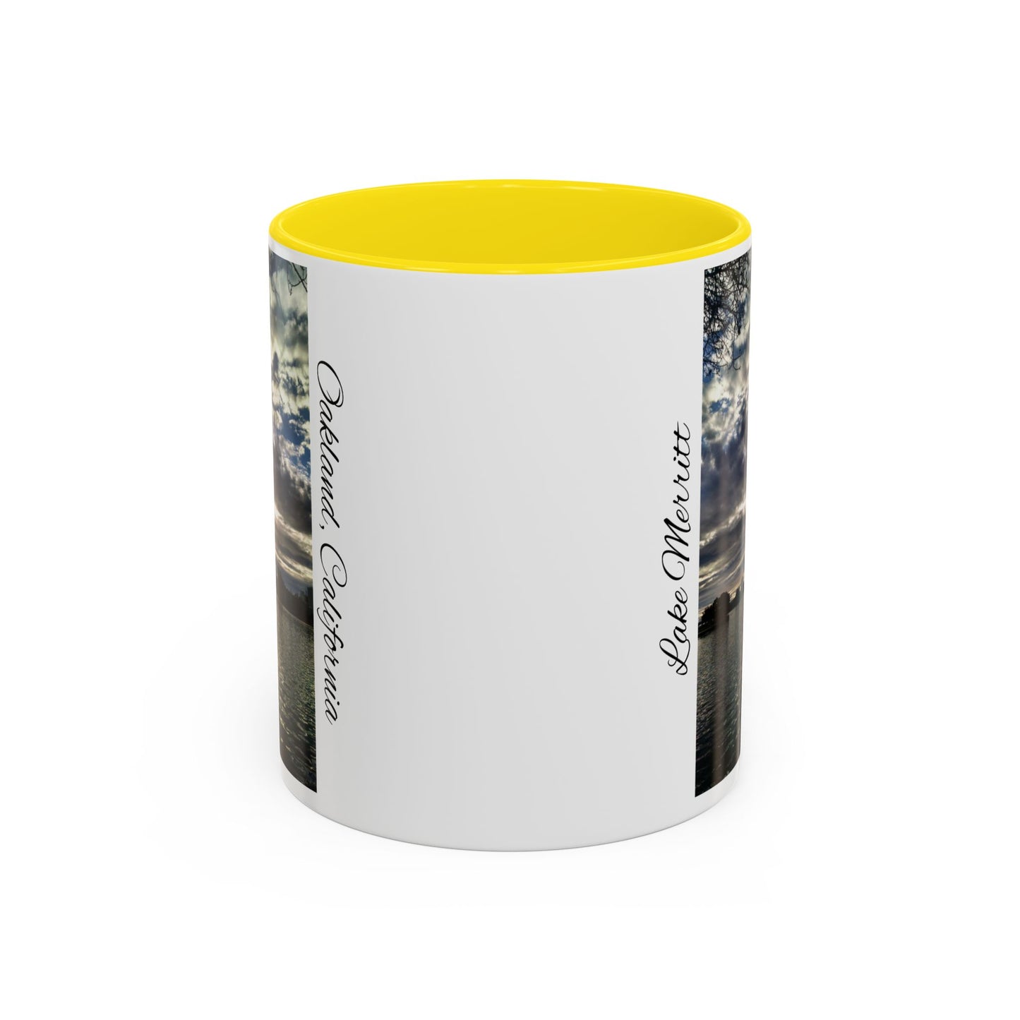 11oz/15oz Two Tone Lake Merritt, Oakland California San Francisco Bay Area Keepsake Coffee Mug