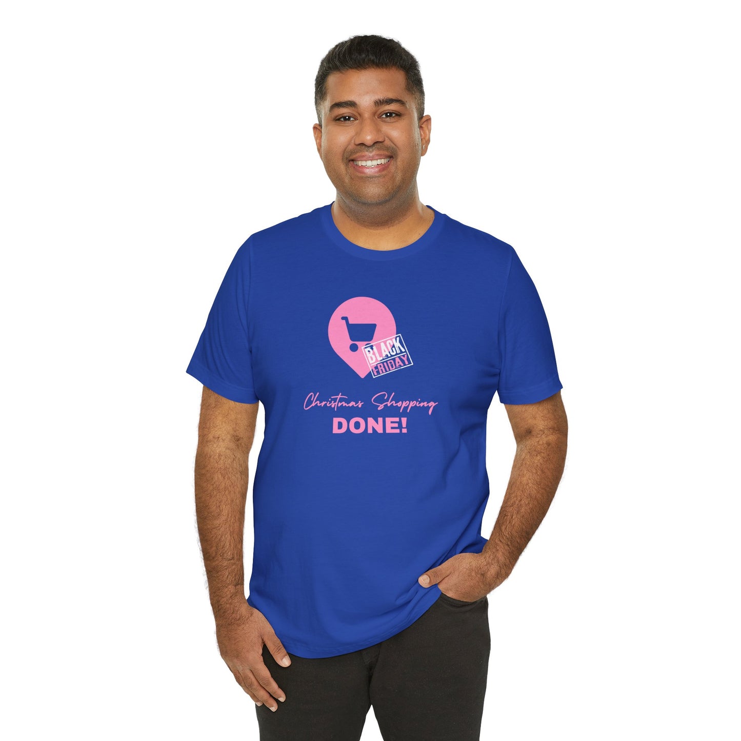 Unisex Jersey Short Sleeve Black Friday Christmas Shopping T-Shirt