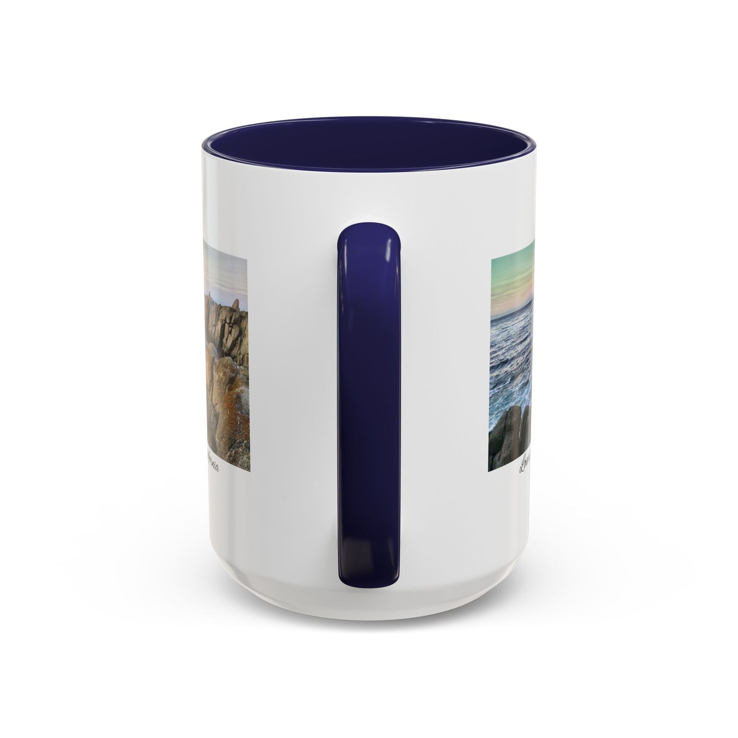 11oz/15oz Ocean View Travelers Coffee Mug Lovers Point, Monterey California San Francisco Bay Area Keepsake