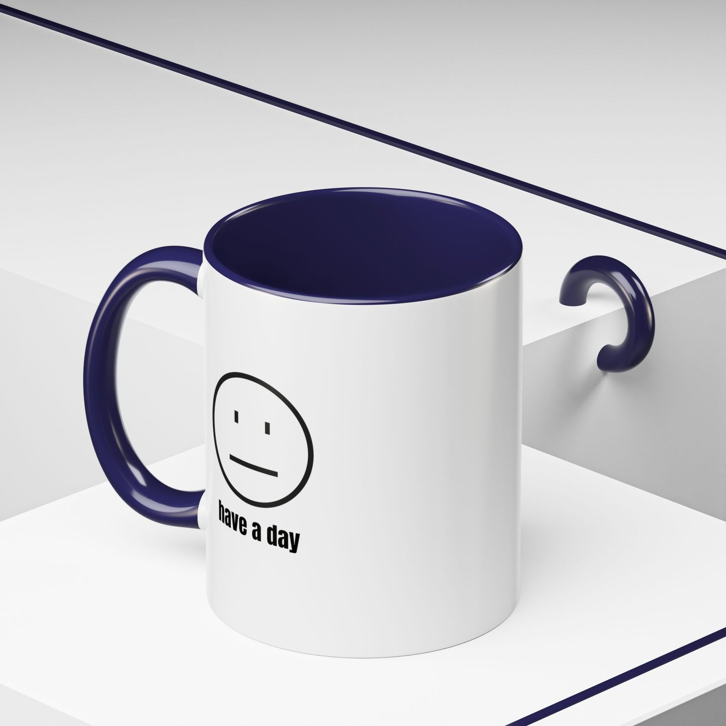 11oz/15oz Straight Face Have A Day Coffee Mug