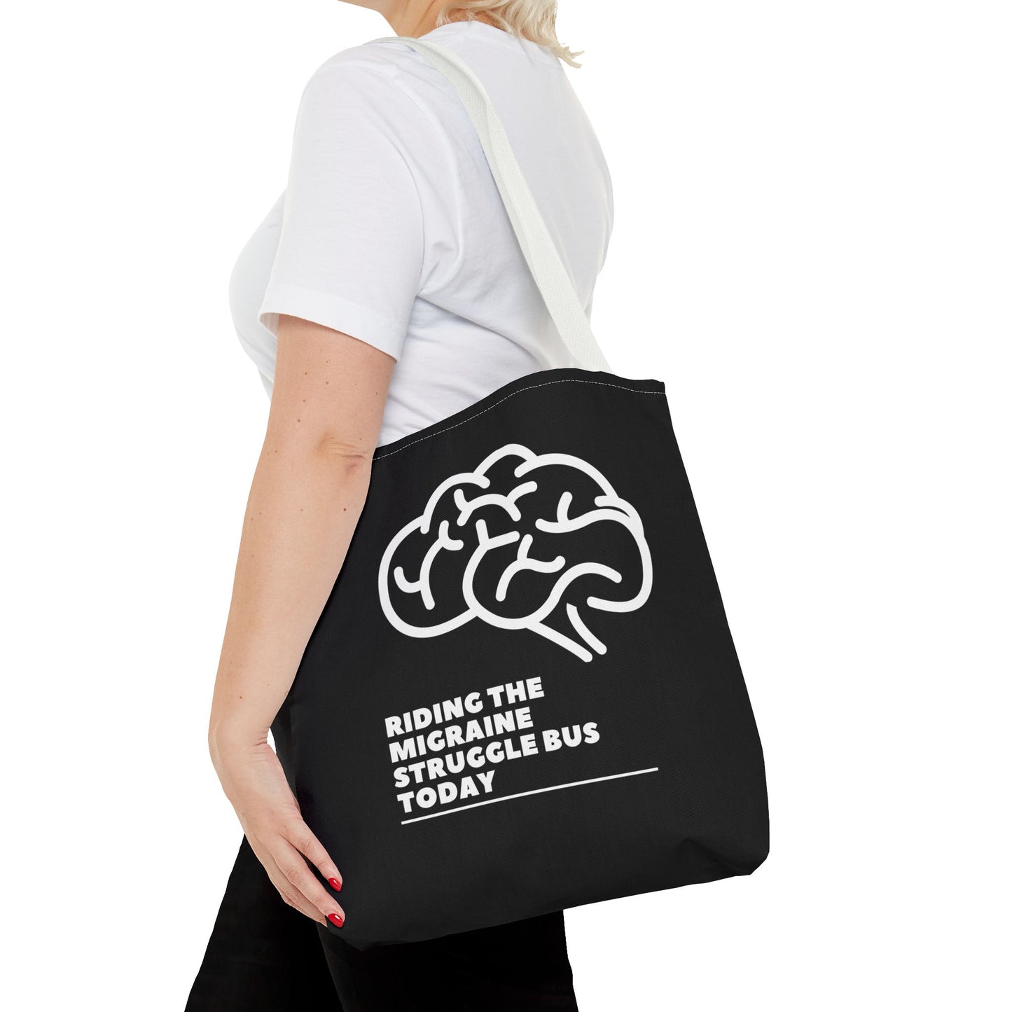 Unisex Migraine Day Invisible Illness Warrior Tote Bag