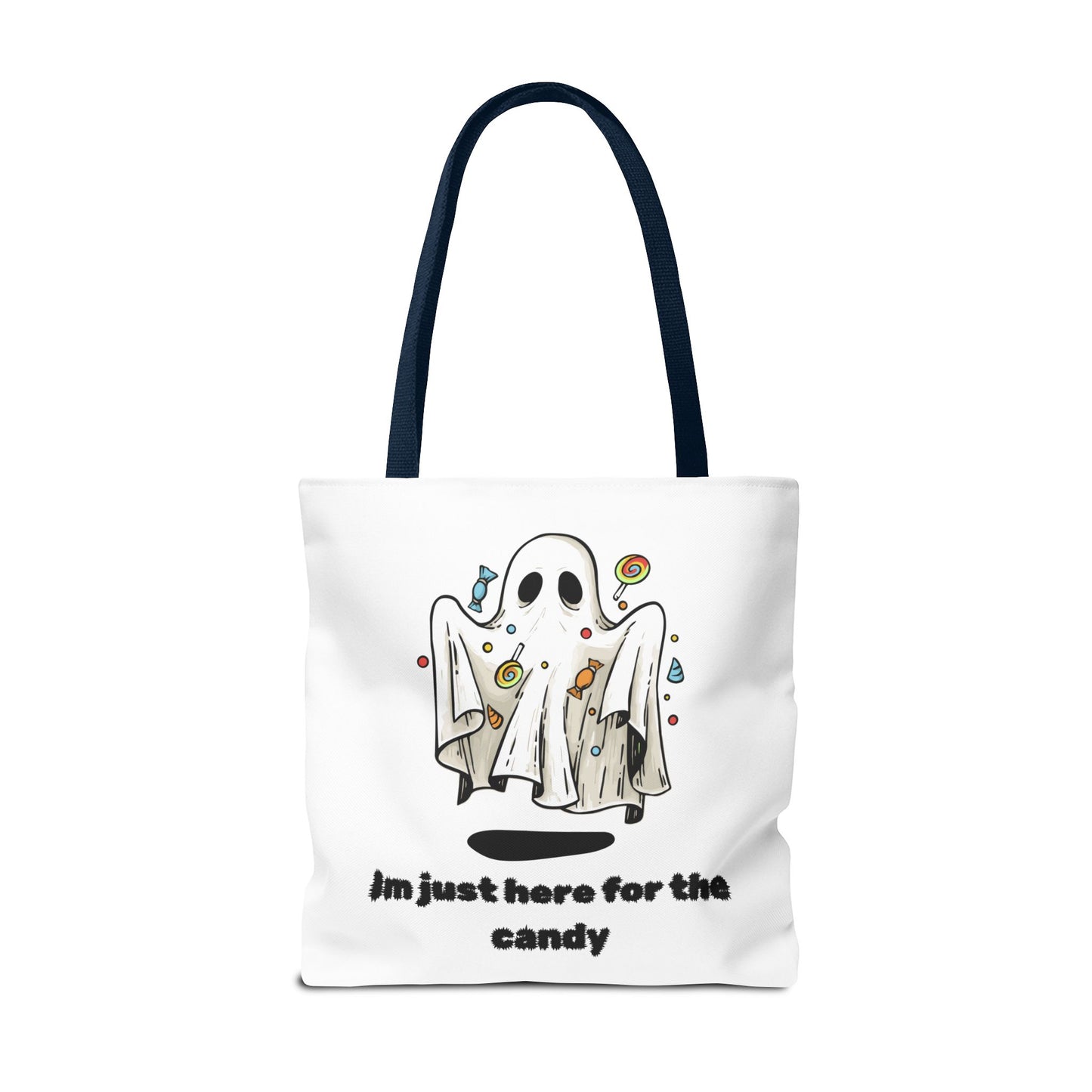 Cute Ghost Halloween Lover Spooky Season Trick or Treating Candy Bag Fall Themed Reusable Lunch Bag