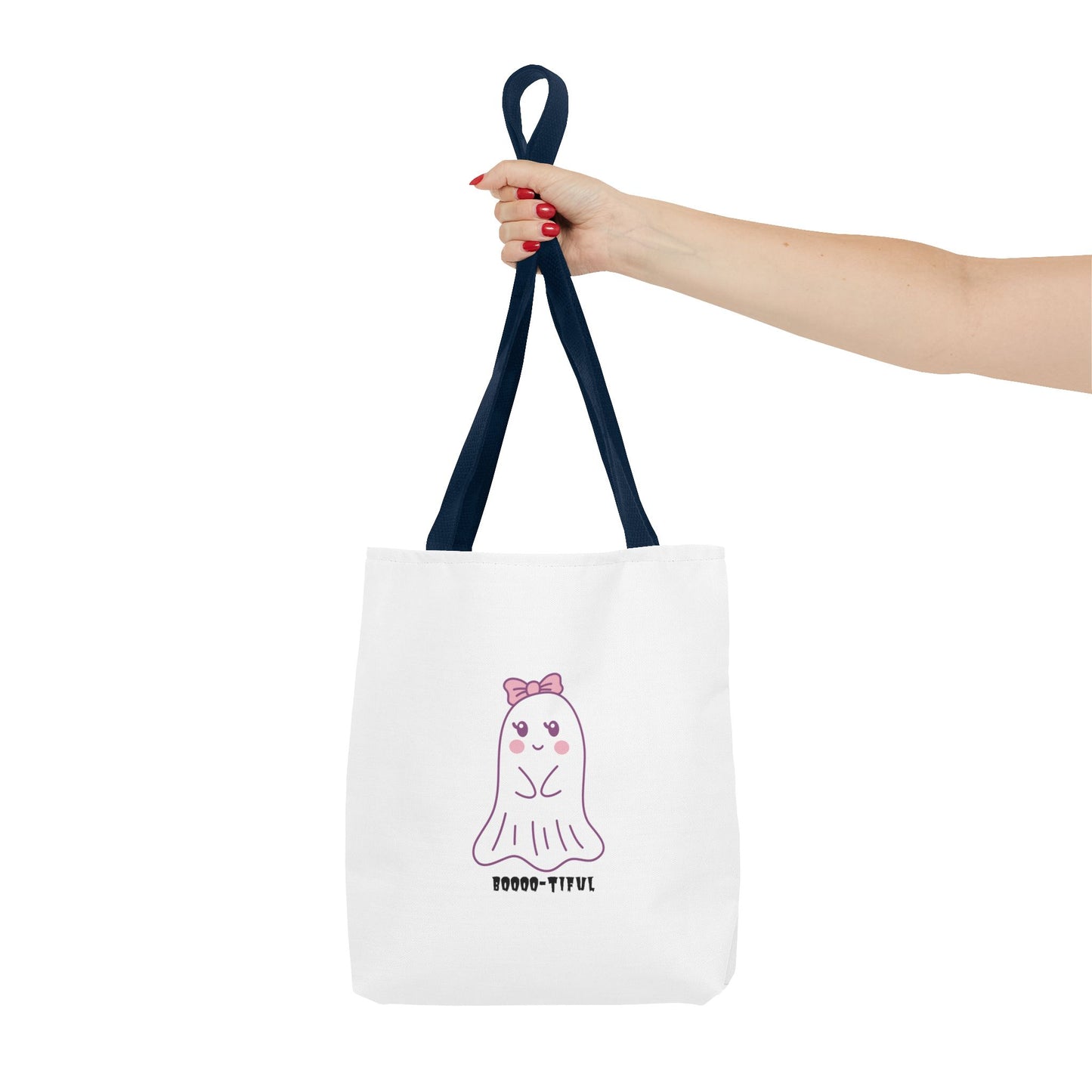 Cute Ghost Halloween Lover Spooky Season Tote Trick or Treating Candy Bag Fall Themed Reusable Lunch Tote