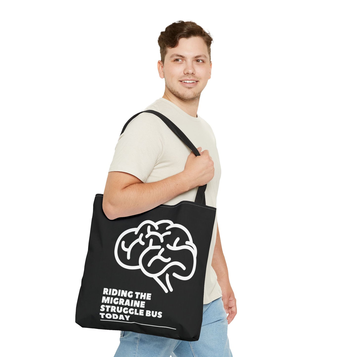 Unisex Migraine Day Invisible Illness Warrior Tote Bag