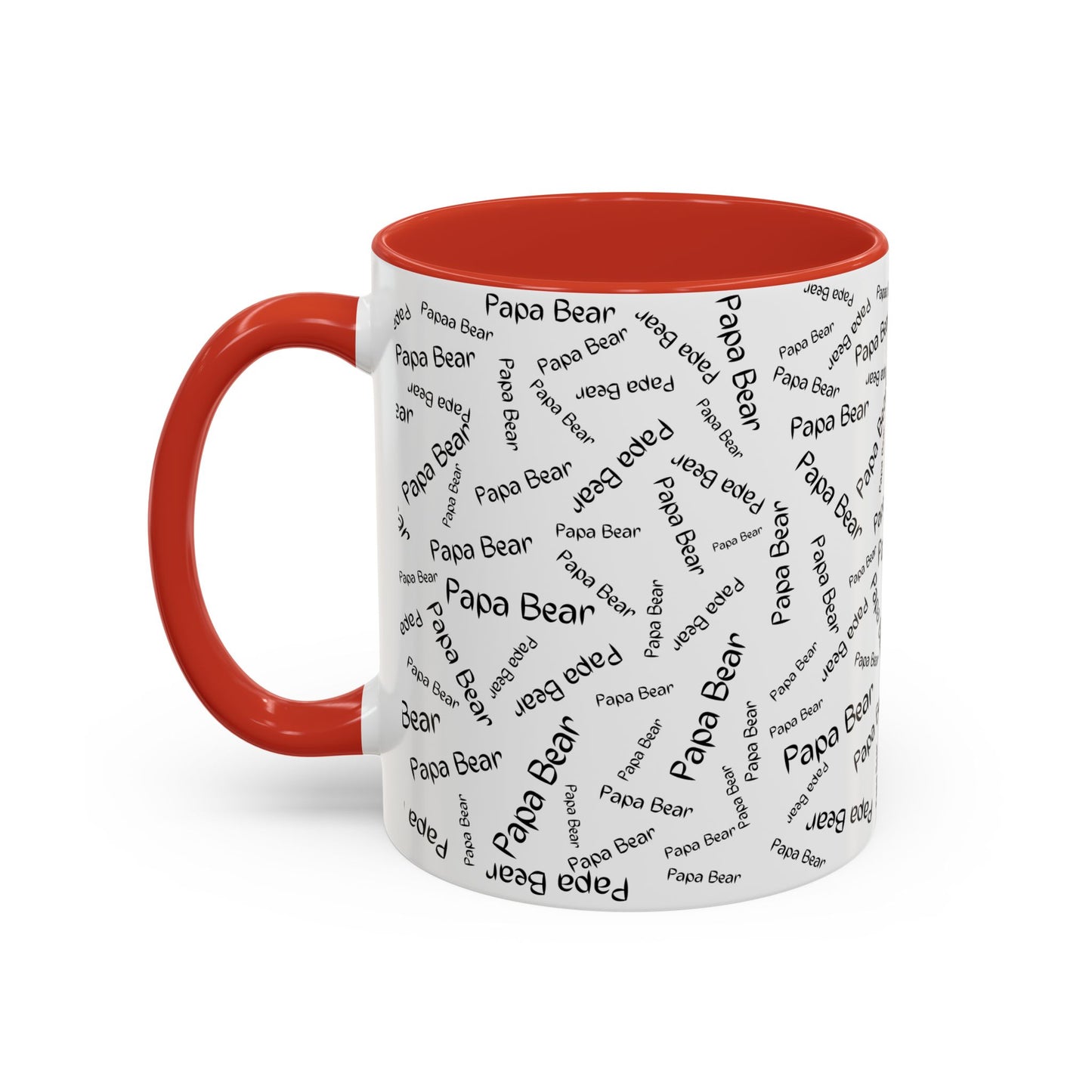 11oz/15oz Papa Bear Word Scramble Coffee Mug