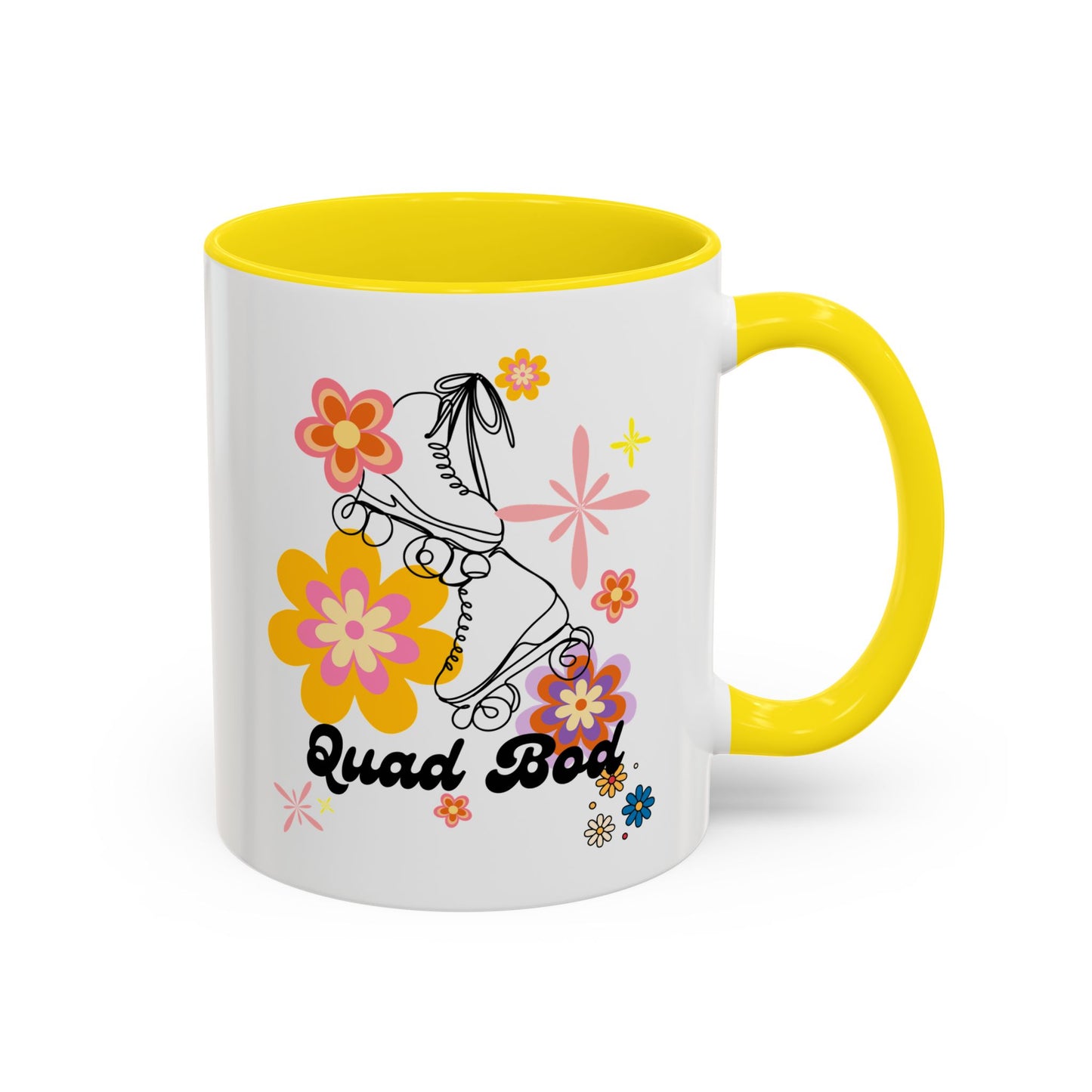 11oz/15oz Retro Vibes Roller Skate Quad Bod Coffee Mug