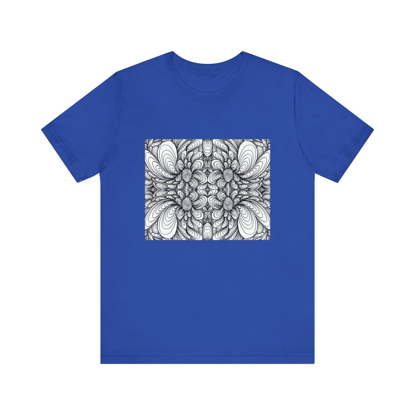 Unisex Original Line Art T-Shirt -Blooms
