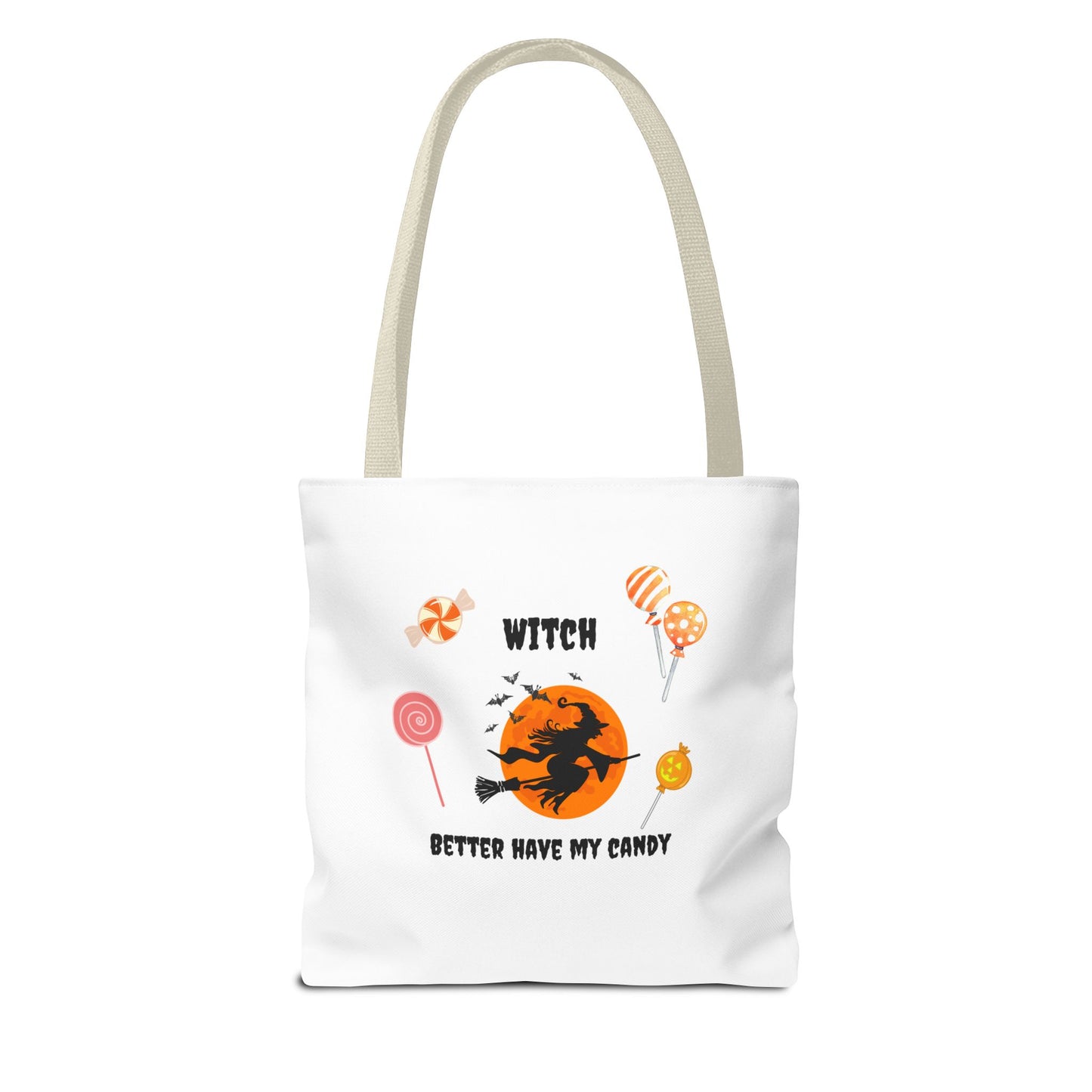 Halloween Tote Bag Spooky Season Trick or Treating Candy Bag Fall Themed Reusable Lunch Tote