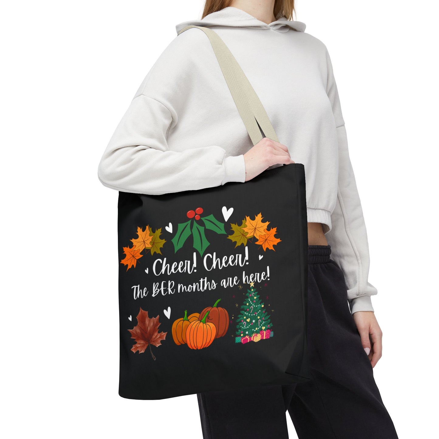 Unisex BER Months Tote Bag Autumn Tote Fall Tote Bag September Tote October Tote Bag November Bag December Tote Bag Favorite Months Tote Bag