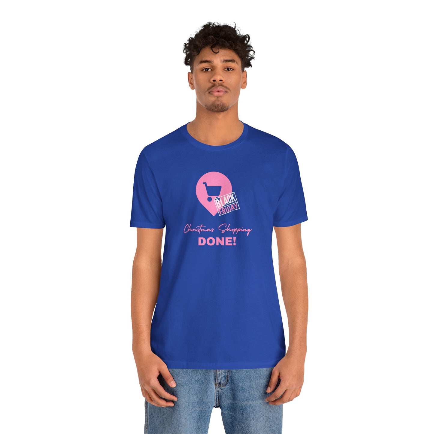Unisex Jersey Short Sleeve Black Friday Christmas Shopping T-Shirt