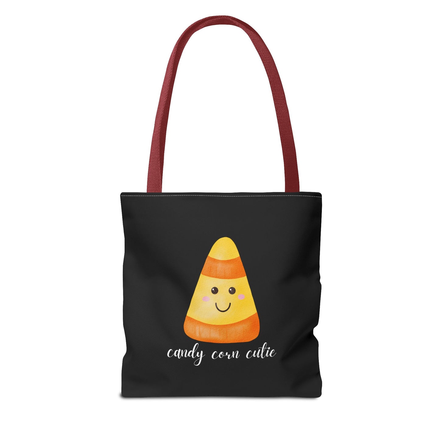 Cute Candy Corn Halloween Tote Bag Spooky Season Tote Trick or Treating Candy Bag Fall Themed Reusable Lunch Tote