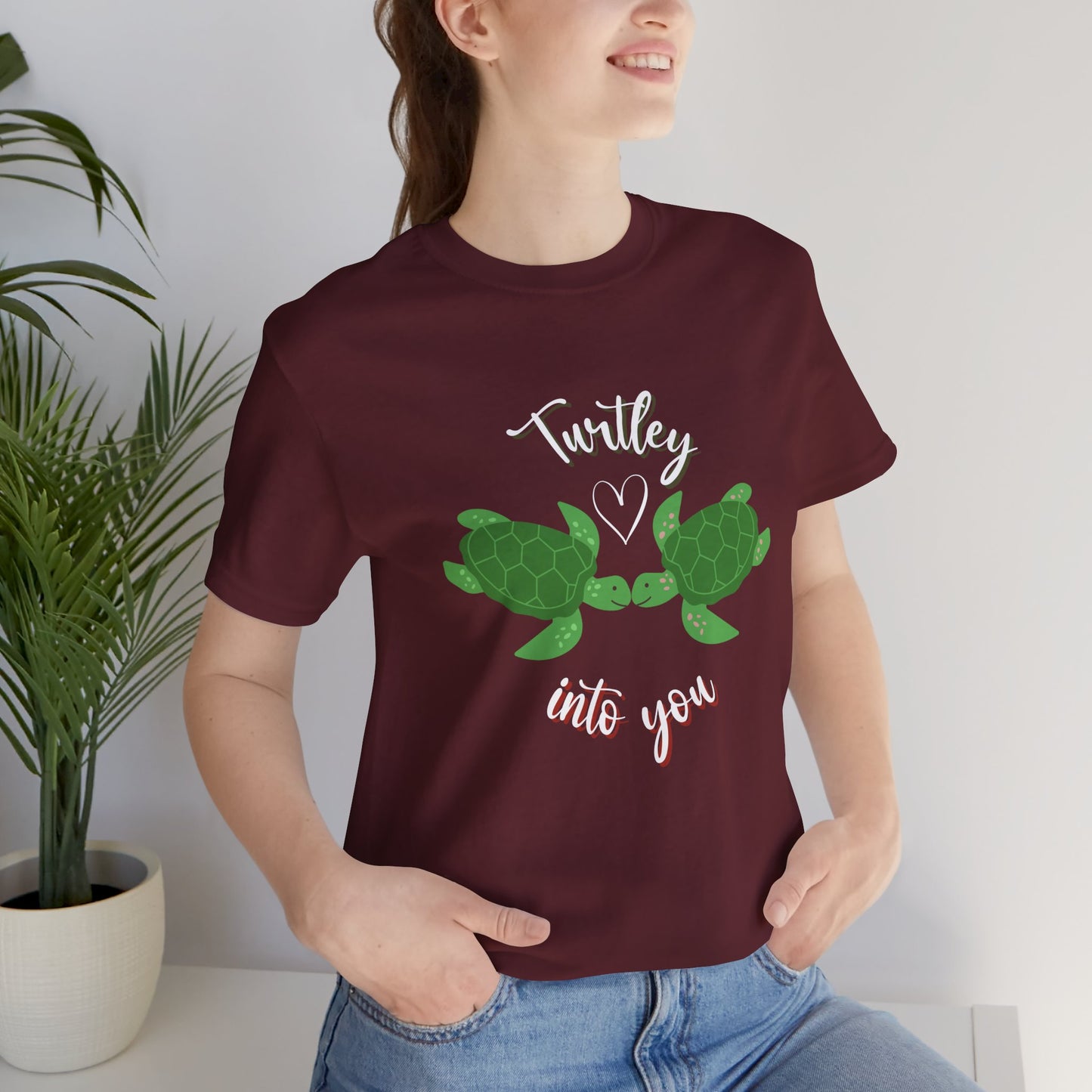 Unisex Cute Turtle Lover Turtley Into You T-Shirt
