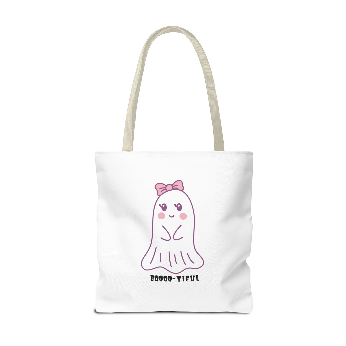 Cute Ghost Halloween Lover Spooky Season Tote Trick or Treating Candy Bag Fall Themed Reusable Lunch Tote