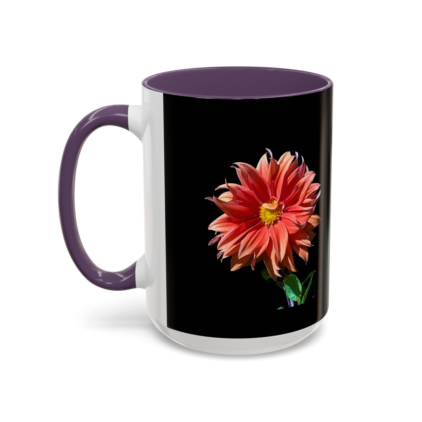 11oz/15oz Dahlia Flower Coffee Mug