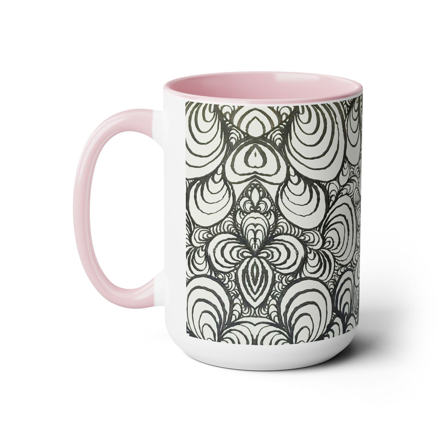 15oz Original Line Art Mug - Puzzle Panels 1