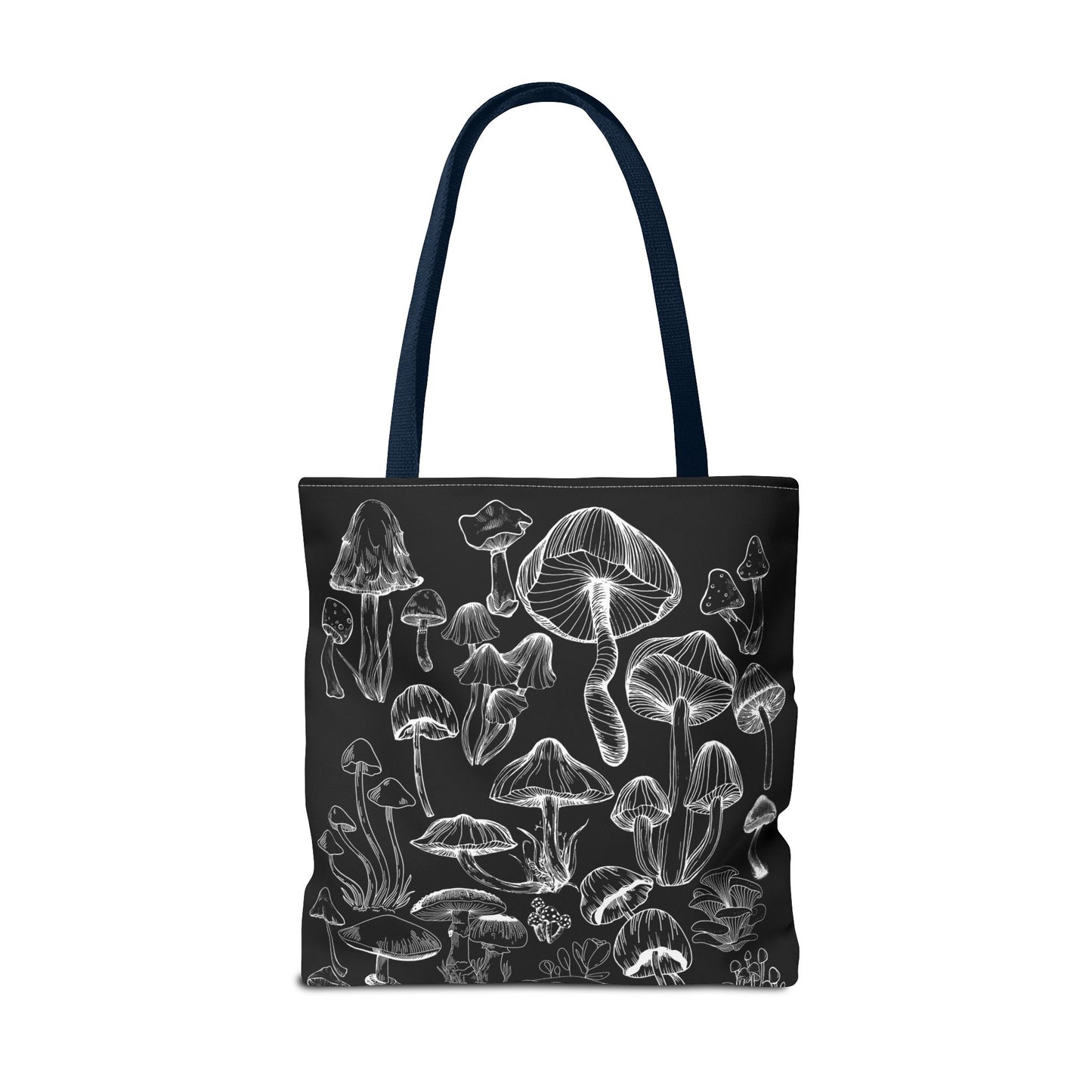 Unisex Mushroom Lover Fungi Print Toadstool Mycology Tote Bag