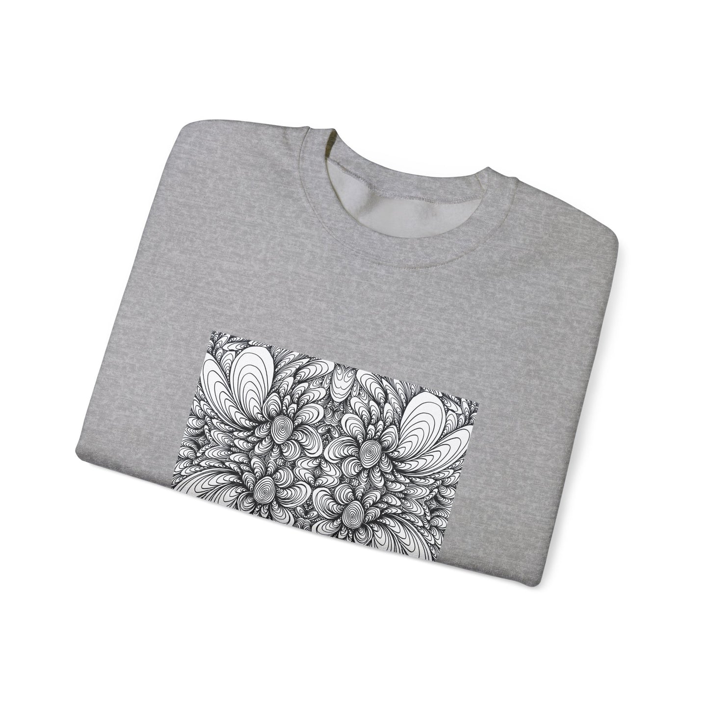 Unisex Original Line Art Sweatshirt - Blooms