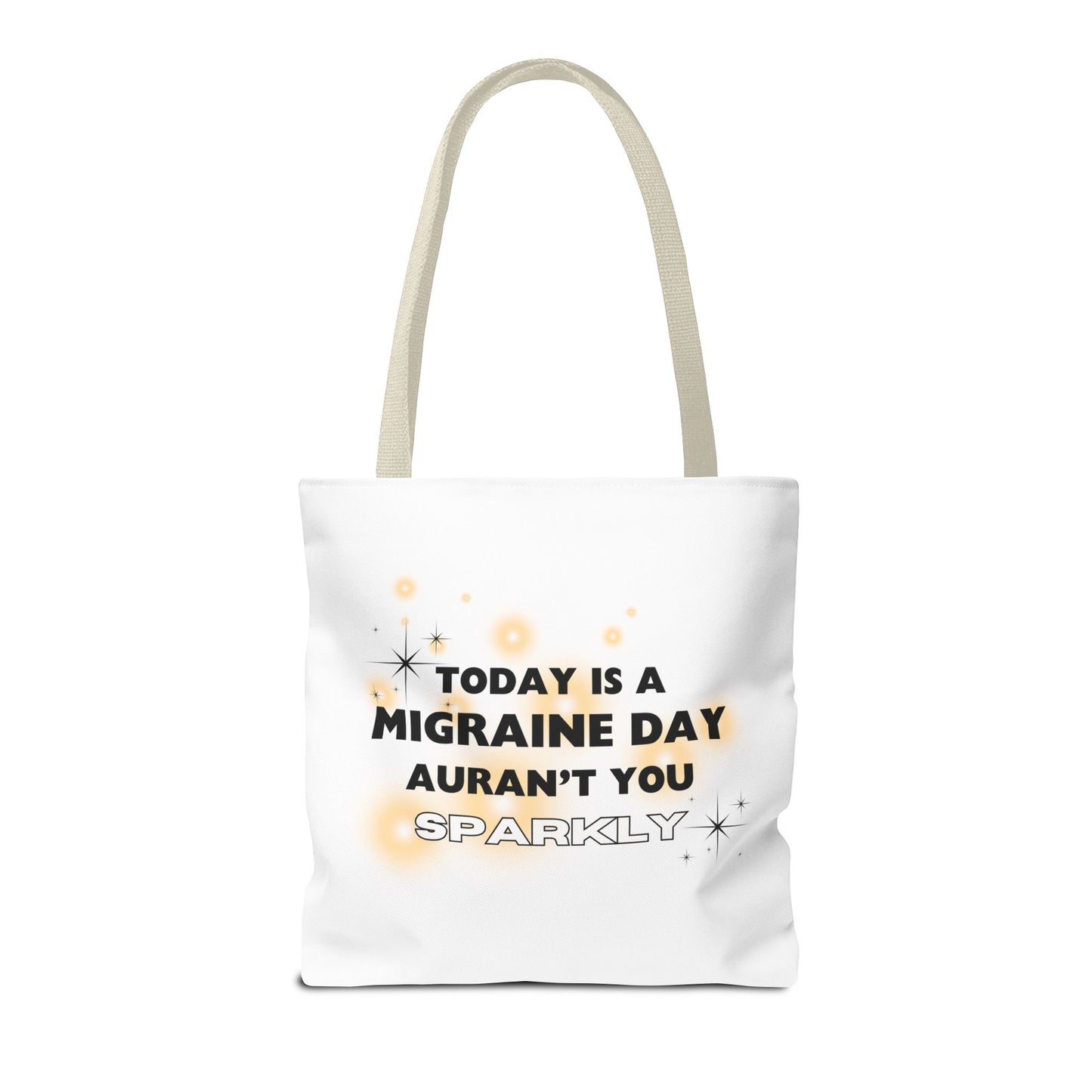 Unisex Migraine Day Invisible Illness Warrior Tote Bag