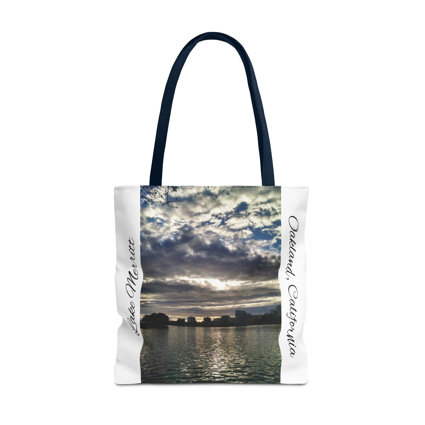 Unisex Travel Tote Lake Merritt Scenic View Oakland California Bay Area Keepsake Reusable Grocery Tote Yoga Bag Traveler Gift Scenic View