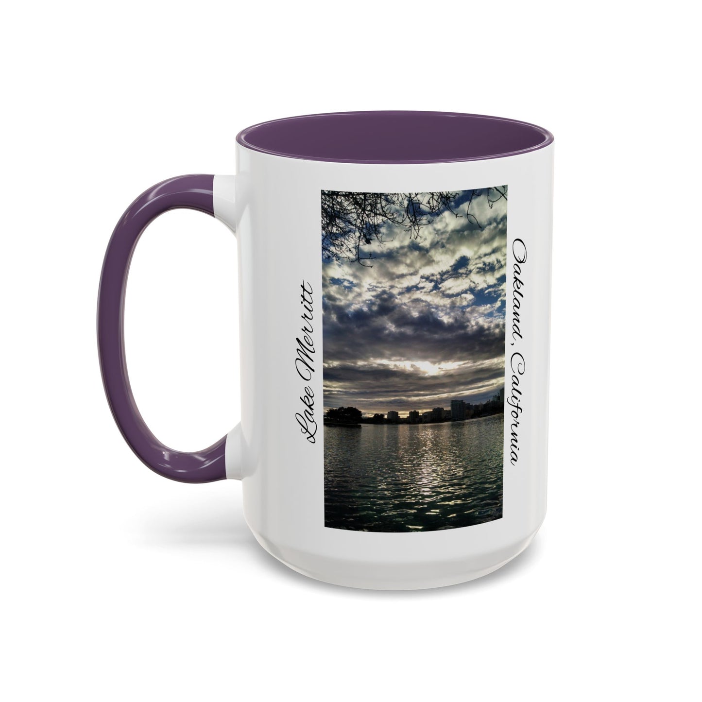 11oz/15oz Two Tone Lake Merritt, Oakland California San Francisco Bay Area Keepsake Coffee Mug