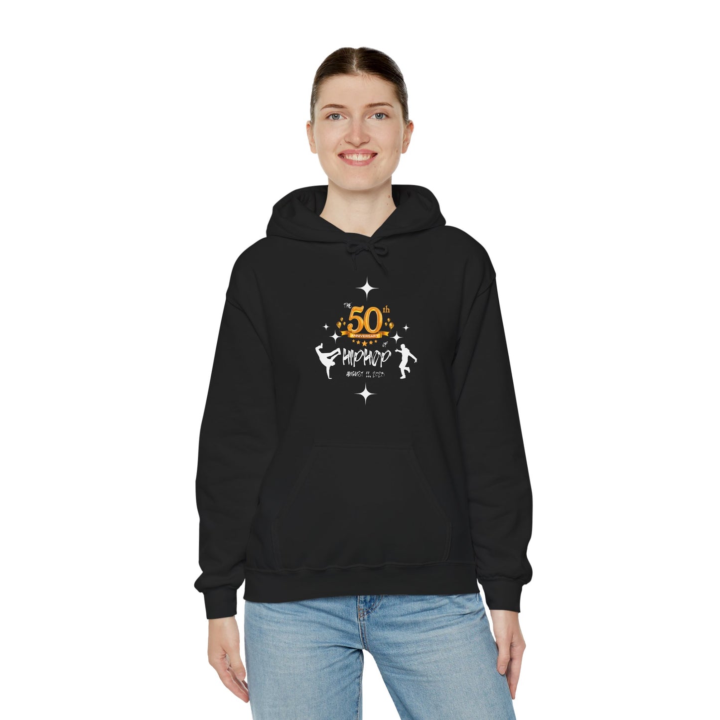 Unisex Heavy Blend™ 50th Anniversary of HipHop August 11, 2023 Commemorate 50 Years Hooded Sweatshirt