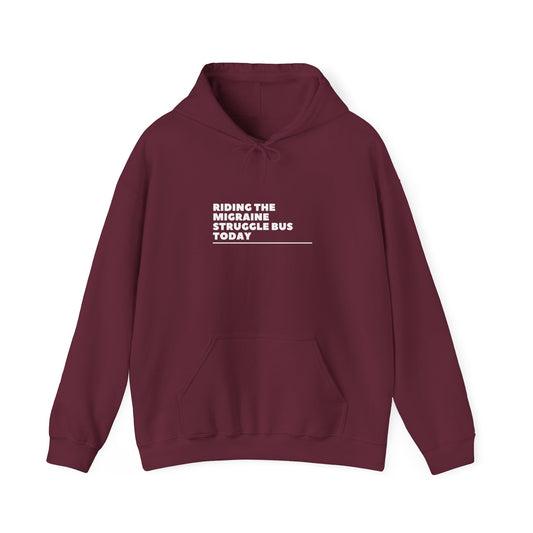 Unisex Migraine Day Invisible Illness Warrior Hooded Sweatshirt