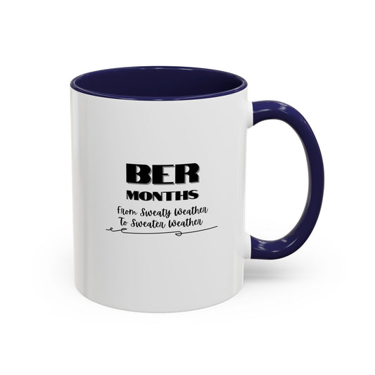 11oz. BER Months Accent Coffee Mug