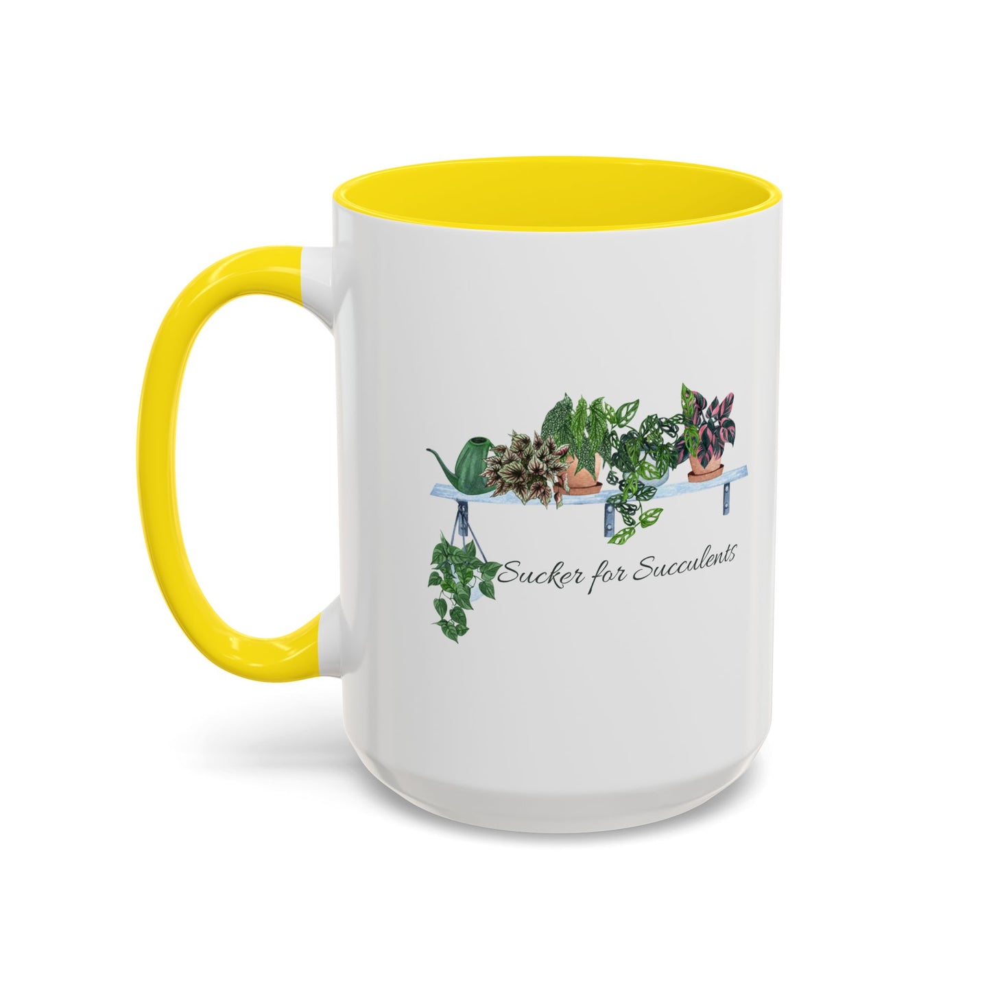 11oz/15oz Garden Themed Coffee Mug Sucker for Succulents