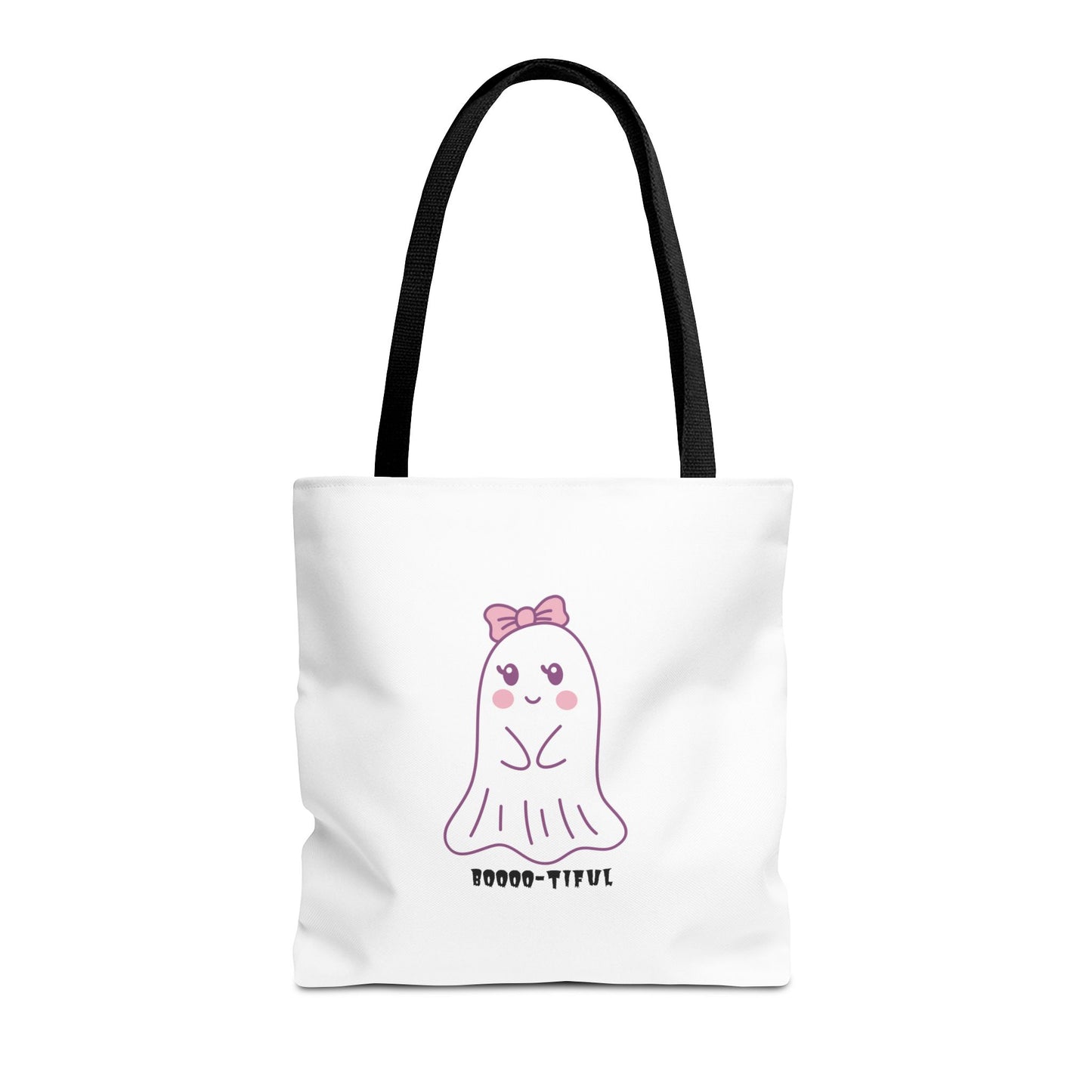 Cute Ghost Halloween Lover Spooky Season Tote Trick or Treating Candy Bag Fall Themed Reusable Lunch Tote