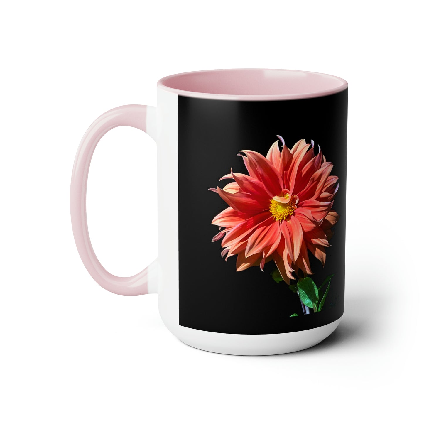 15oz Dahlia Flower Coffee Mug