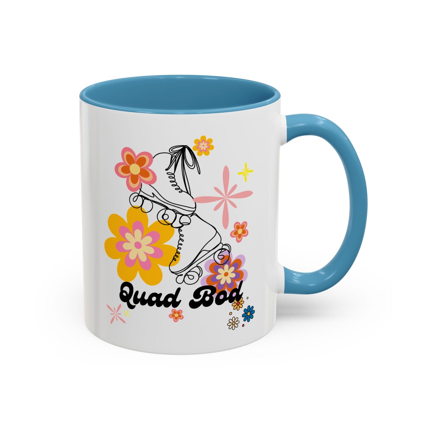 11oz Retro Vibes Roller Skate Coffee Mug Gift Idea For Skaters Roller Rink Mug Cool Skater Mug Quad Bod Skate Gear Roller Skating Coffee Mug