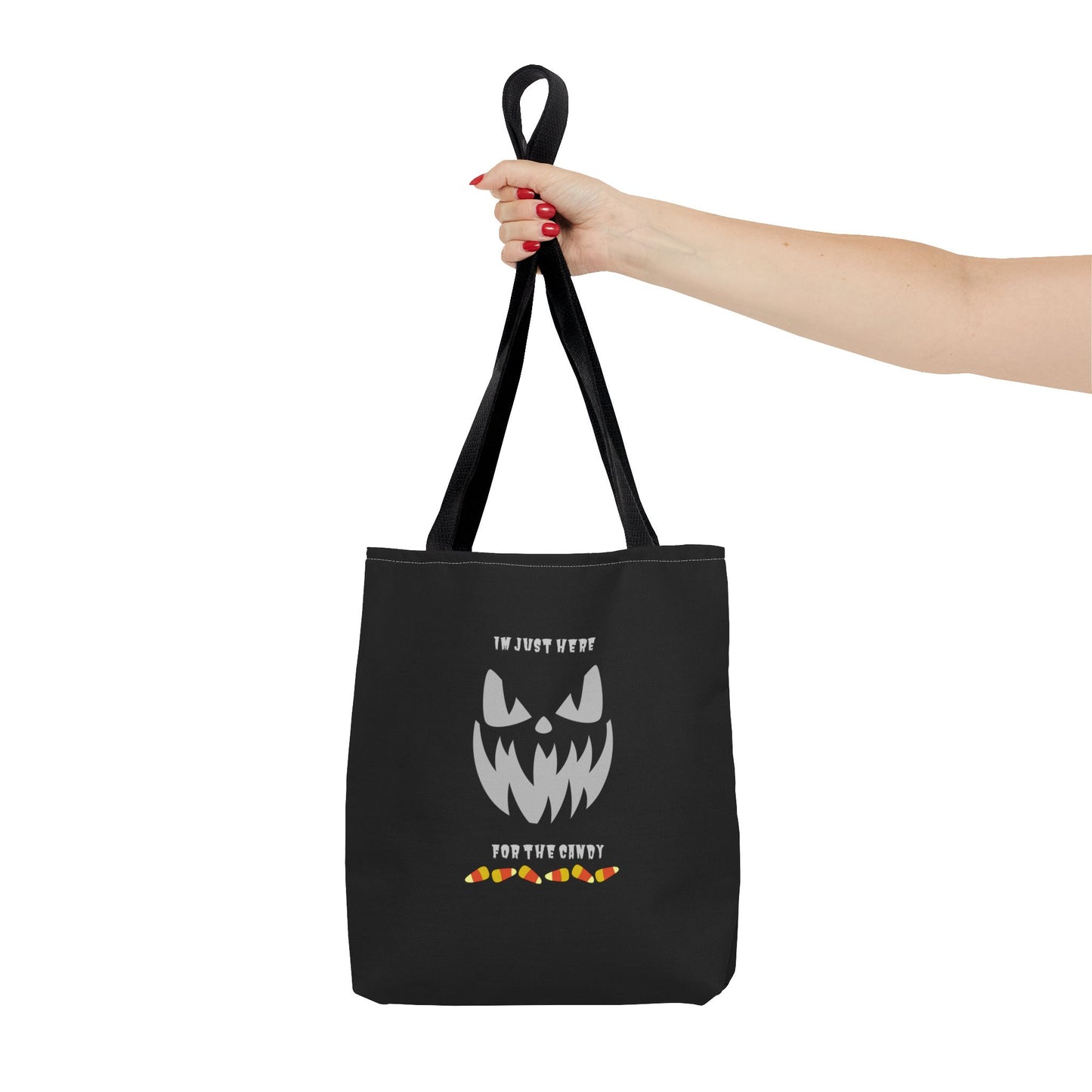 Halloween Candy Corn Scary Face Gift Spooky Season Trick or Treating Fall Candy Bag Reusable Lunch Bag