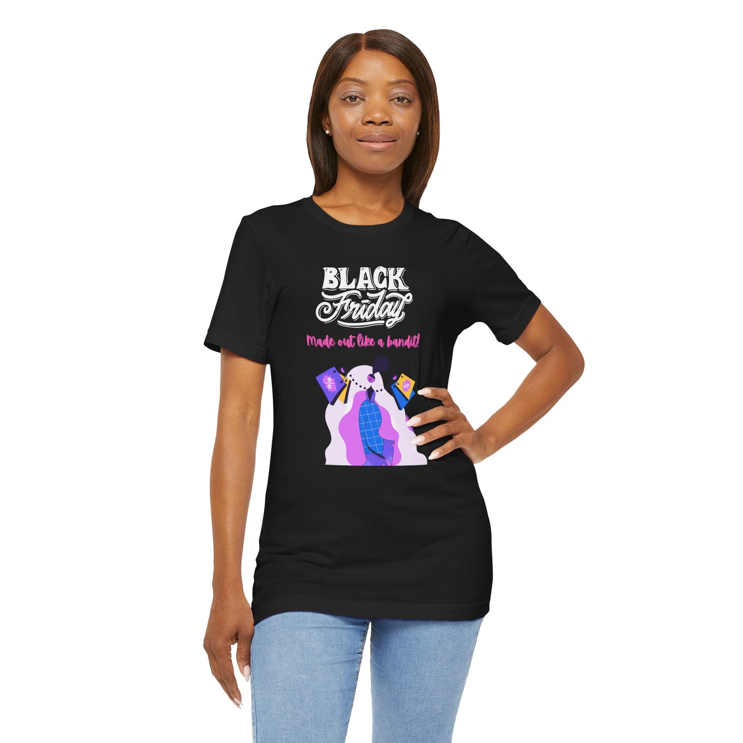 Unisex Jersey Short Sleeve Black Friday Sales T-Shirt