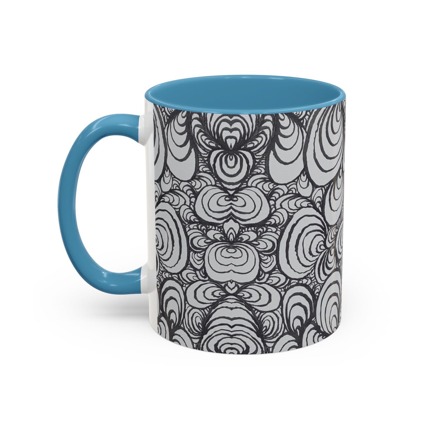 11oz Original Line Art Mug - Puzzle Panels 1