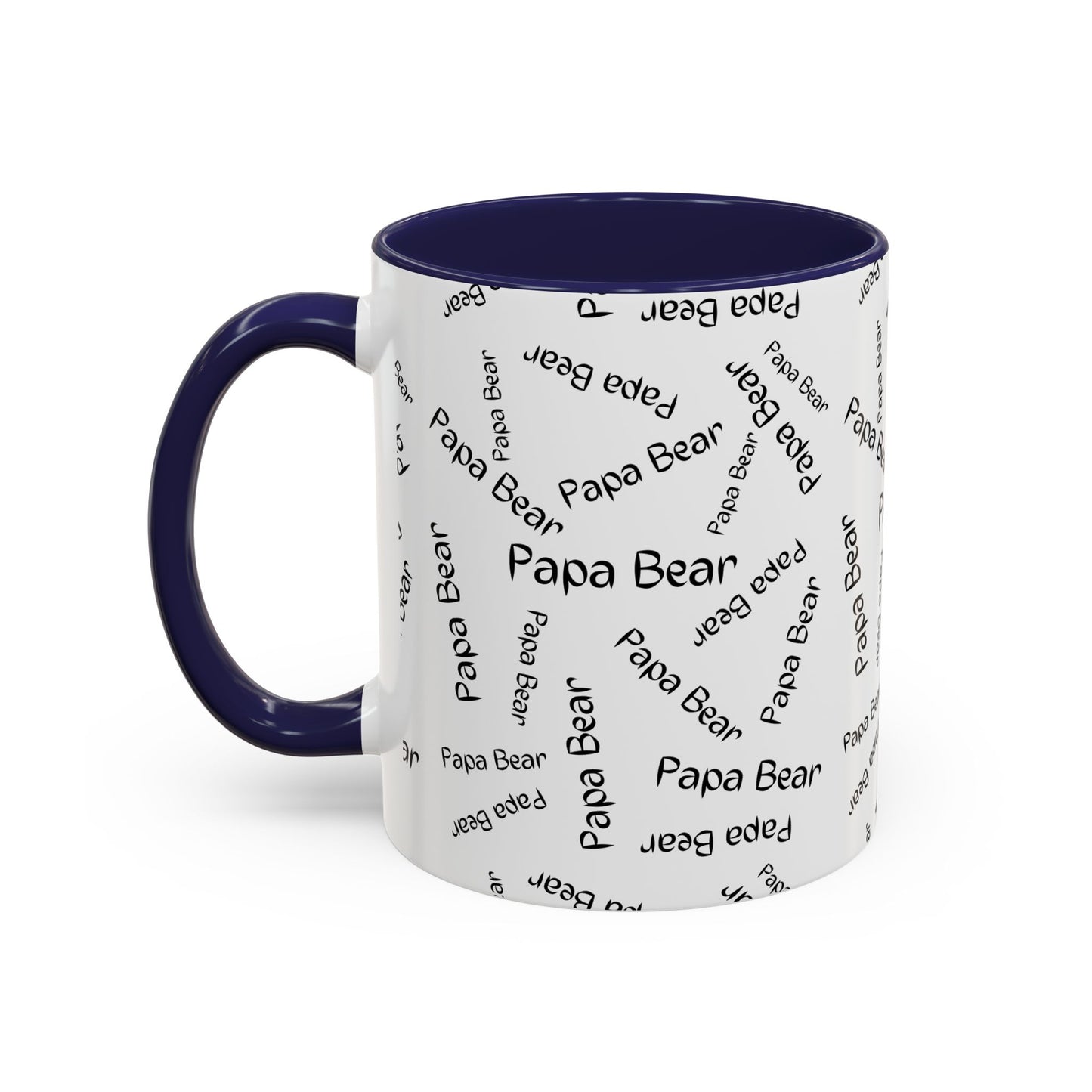 11oz/15oz Papa Bear Word Scramble Coffee Mug