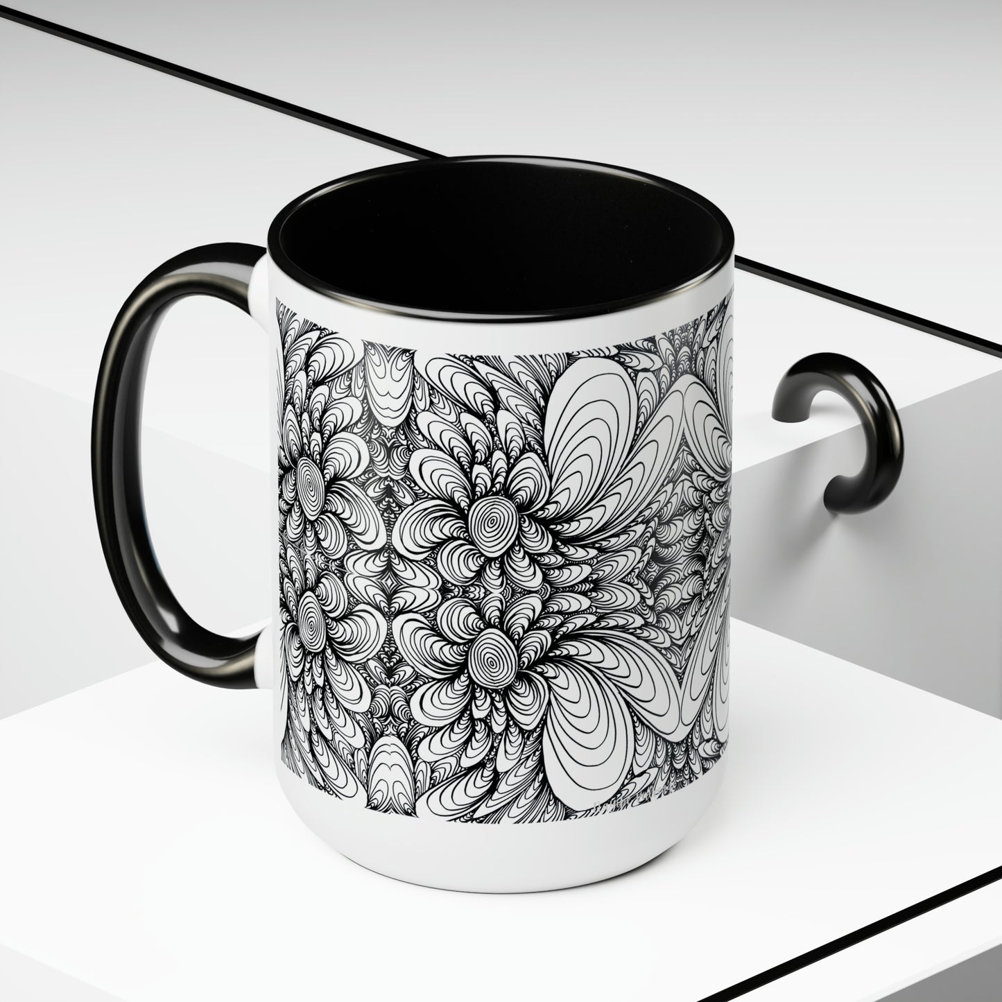 15oz Original Art  Mug - Blooms