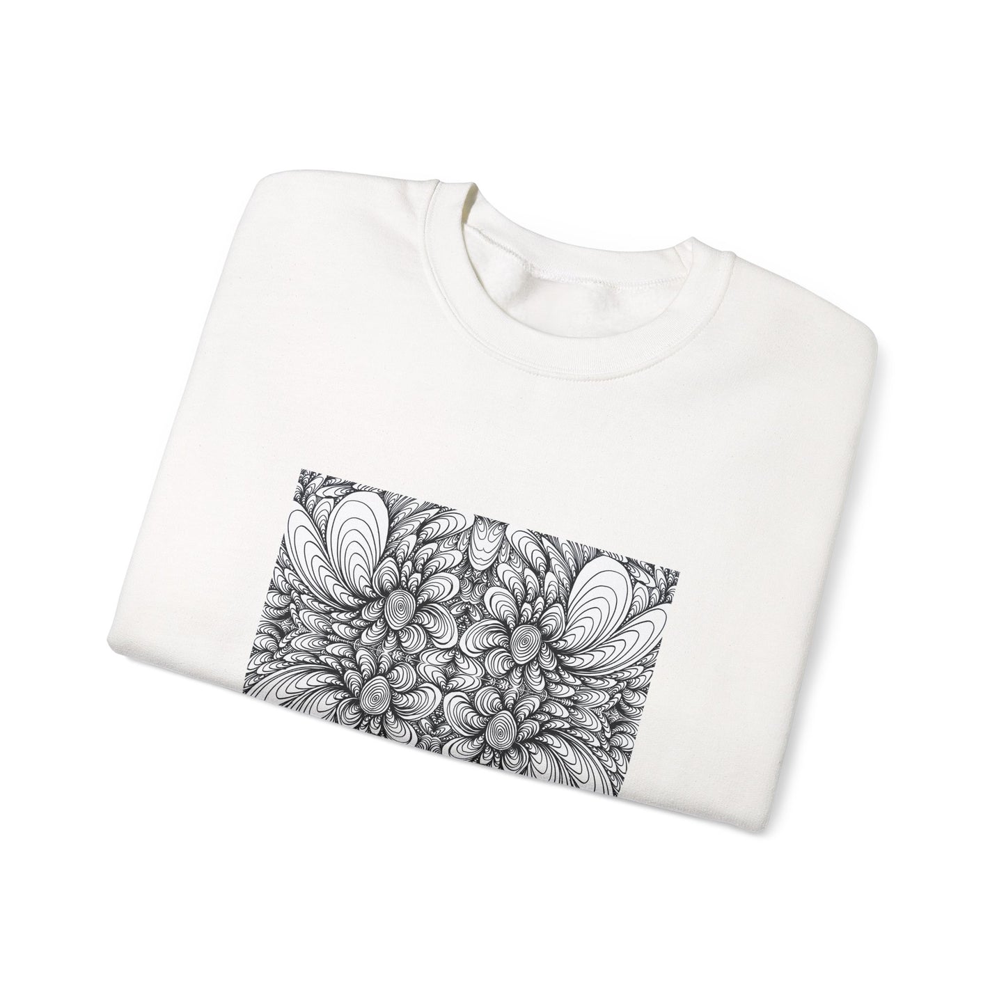 Unisex Original Line Art Sweatshirt - Blooms